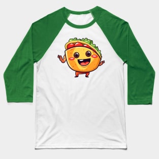 kawaii Taco T Shirt cute potatofood funny Baseball T-Shirt